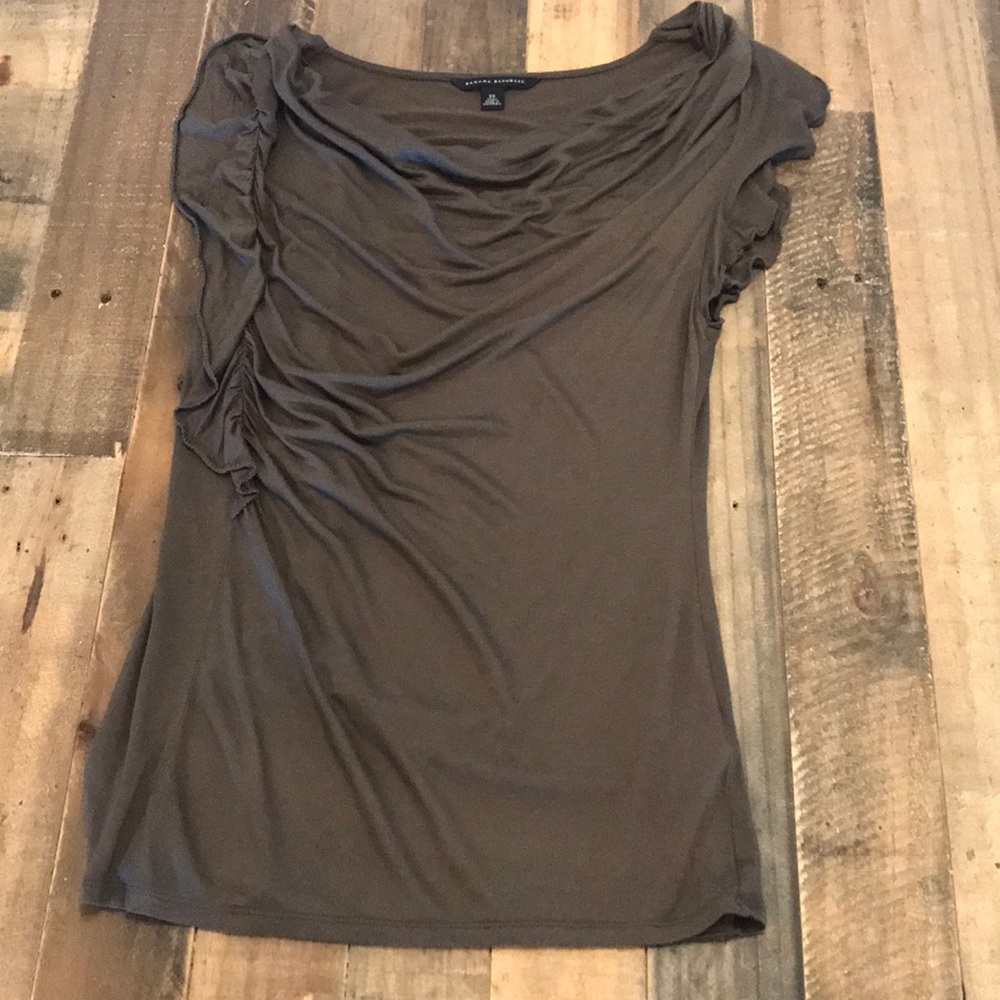 XS Banana Republic olive green top